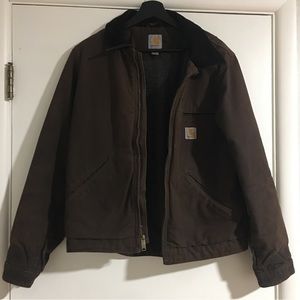 CARHARTT - RELAXED FIT DUCK BLANKET-LINED DETROIT JACKET - 1 WARM RATING